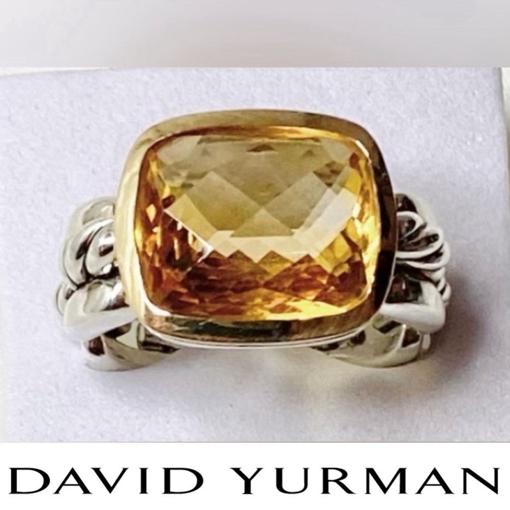 David Yurman Limited Edition Citrine Wheaton Ring - Picture 3 of 16